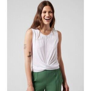 NEW Athleta Essence Twist Tank in White Size XXS Activewear